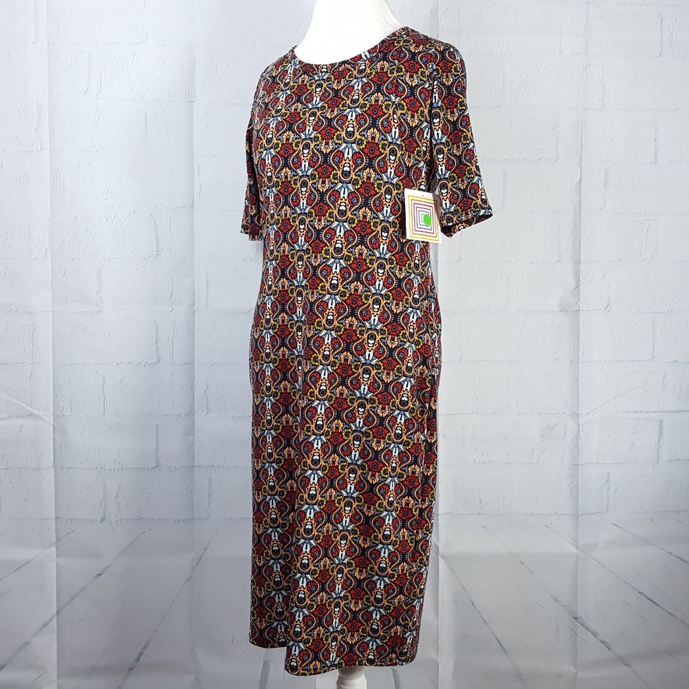 NEW Lularoe Julia Womens M  Multi-Color  Dress